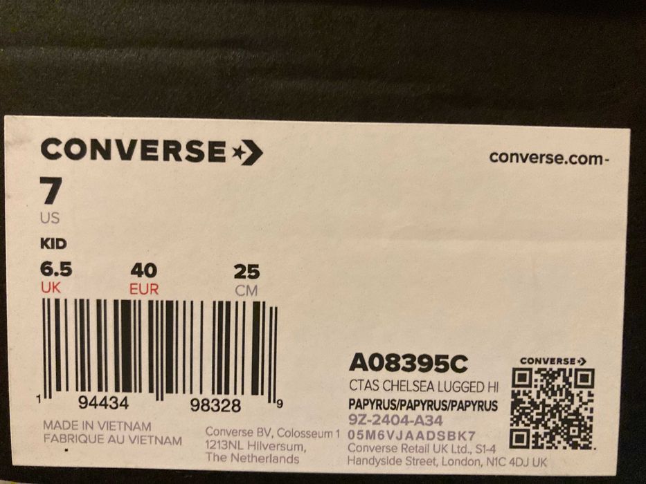 Кожени боти Converse size 6.5UK/ EUR 40/ 25см