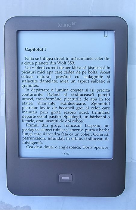 Ebook reader Tolino Shine , 5000 de cărți, wifi, iluminare