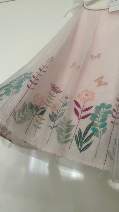 Официална детска рокля с тюл Catherine Malandrino размер 98 / 3Т