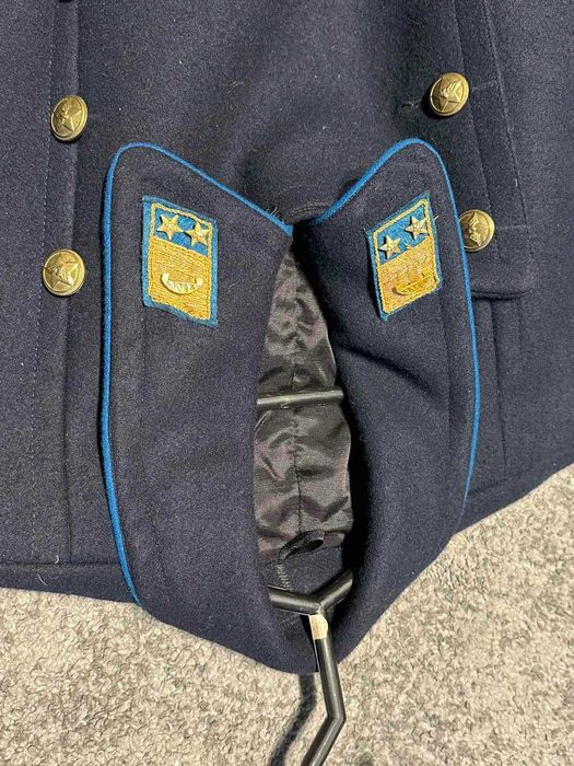 Нов Соц Шинел БДЖ с Фуражка 1977 година