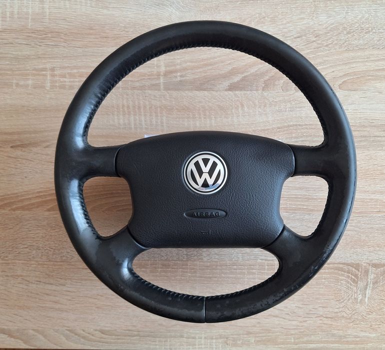 Volan piele 4 spițe VW Passat B5.5, Golf 4, Bora, Sharan