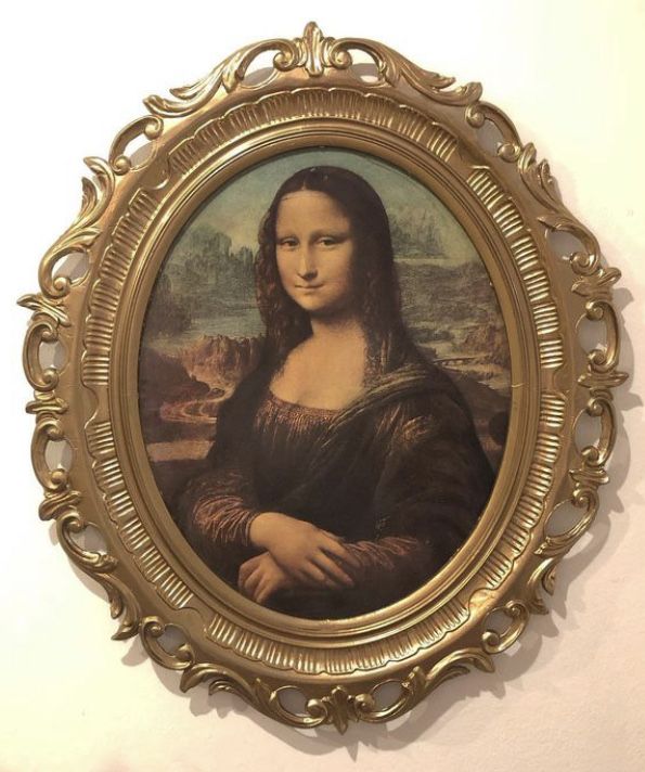 De vânzare tablou litografic mare Mona Lisa