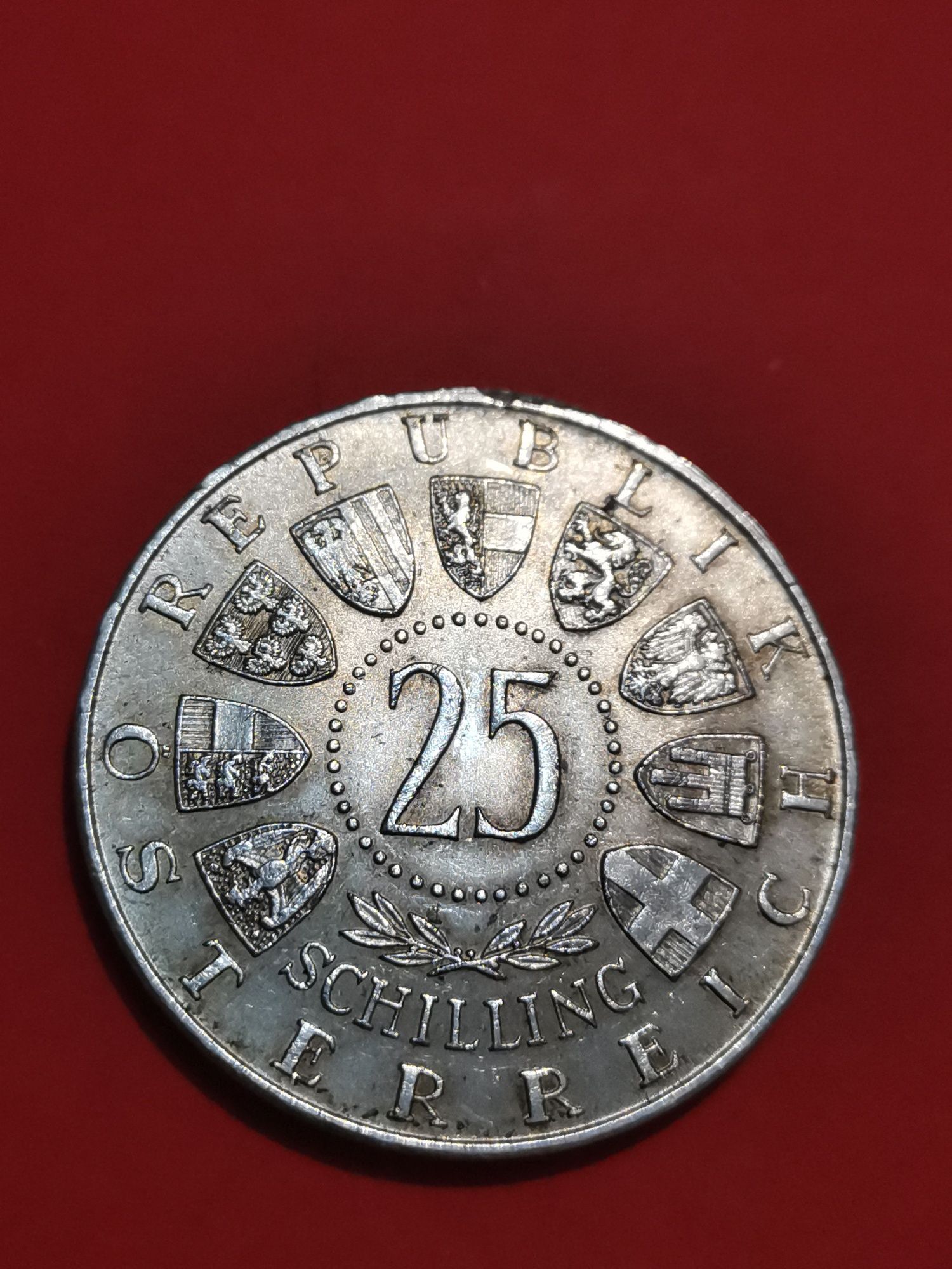 25 Schilling 1956 Argint