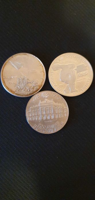 Monede argint diferite tari