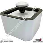 Фонтан за Вода - с Филтър - за Куче/Коте - 2.5L - Бяла разцветка