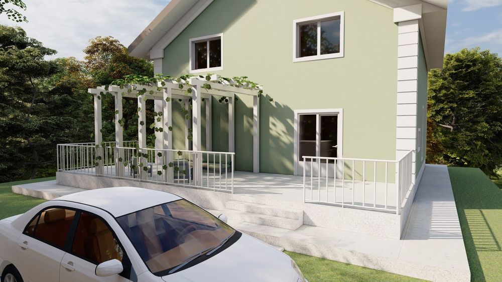 Casa noua parter și mansarda
