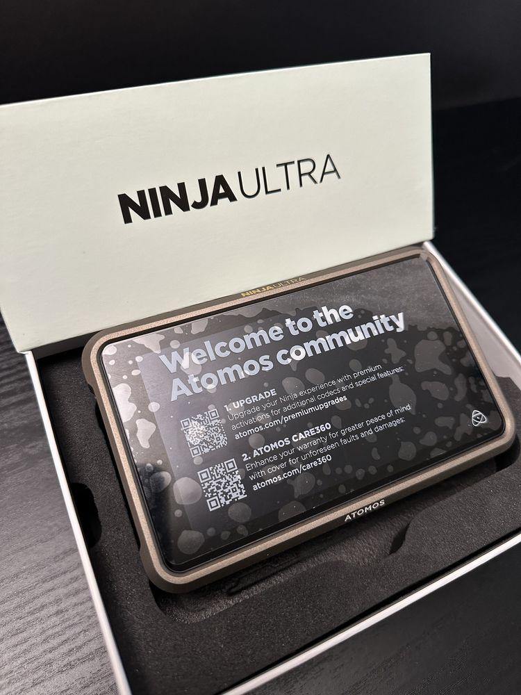Atomos Ninja Ultra, Atomos Connect, кабел Condor Blue и батерии
