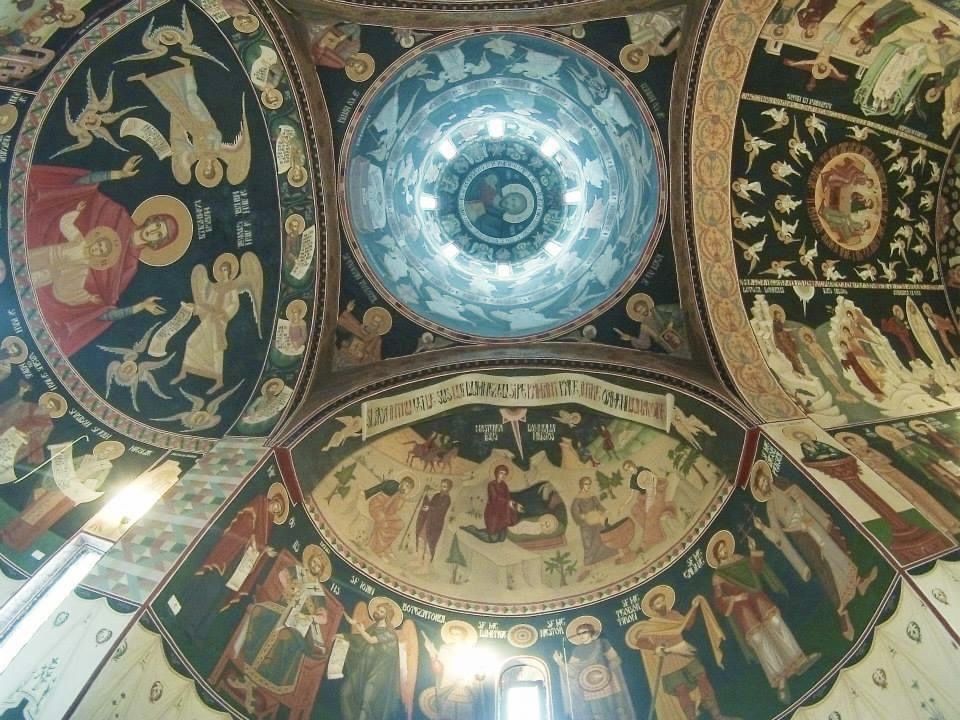 Pictura bizantina, arta murala biserica,tehnica fresca, arta bizantina