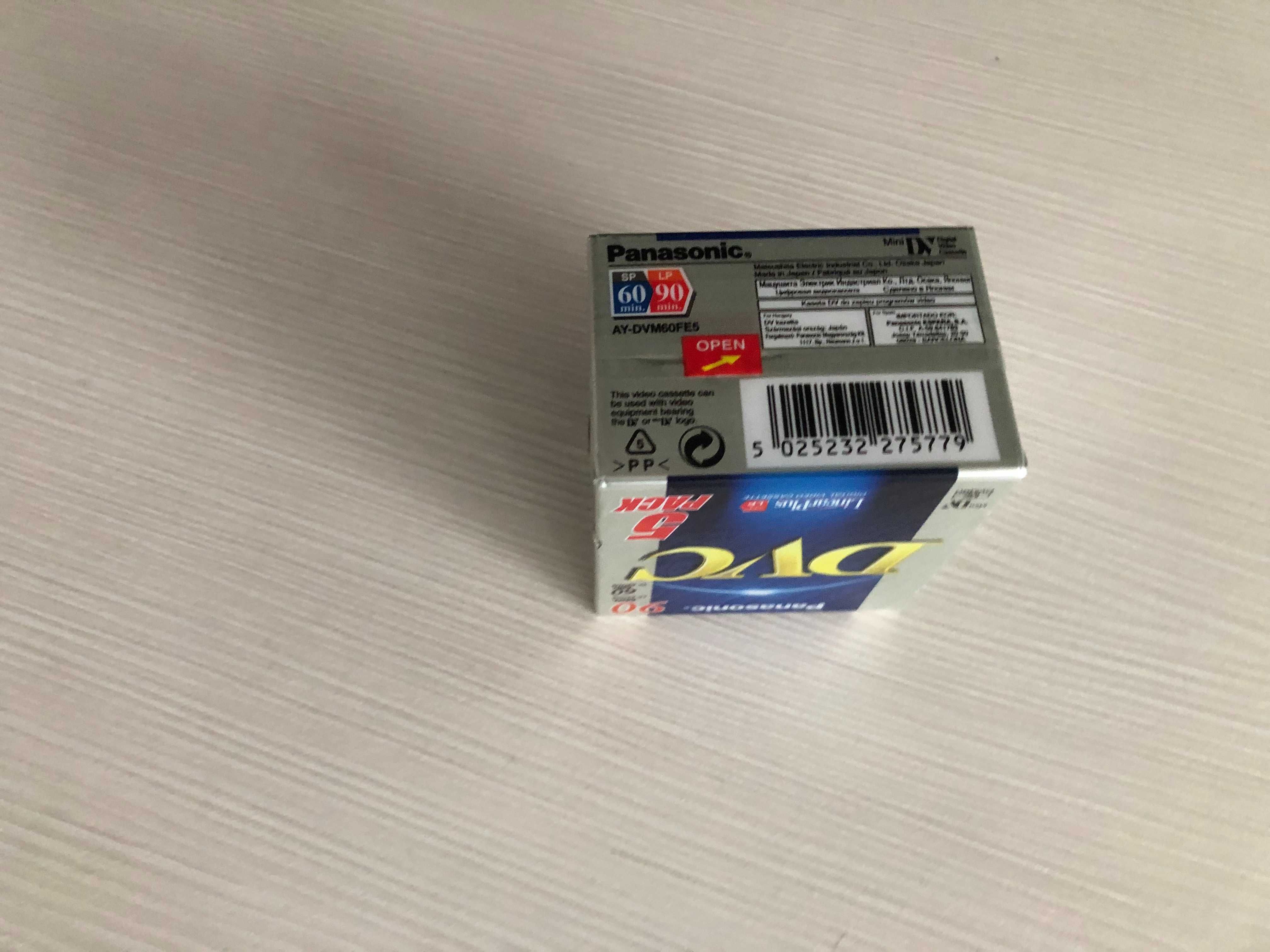 Panasonic, DVC ( 5 buc. ) casete video sigilate, made in japan.