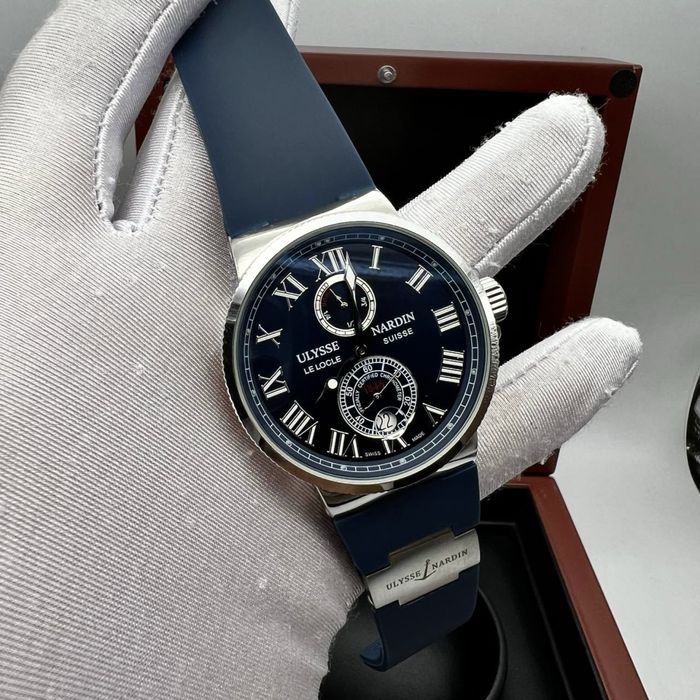 Ulysse Nardin Marine Blue Dial Rubber