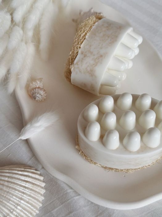 Массажное парфюмированное мыло ручной работы