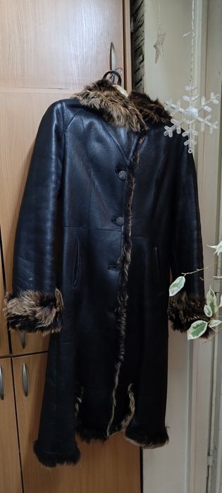 Дублёнка, мех Тоскана, длинная