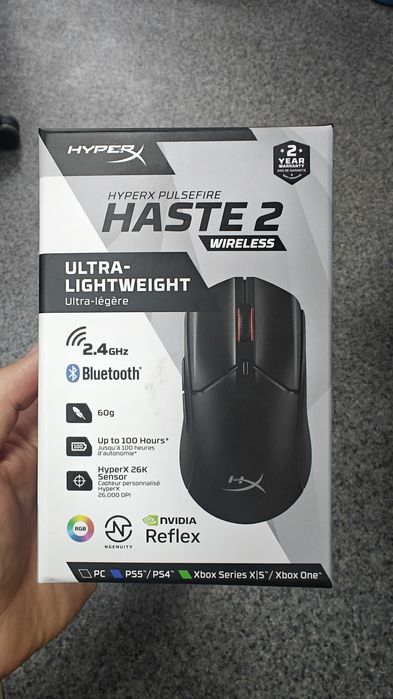 Беспроводная игровая мышь HyperX Pulsefire Haste 2 Wireless