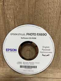 CD диск ПО для принтера EPSON STYLOS RX690