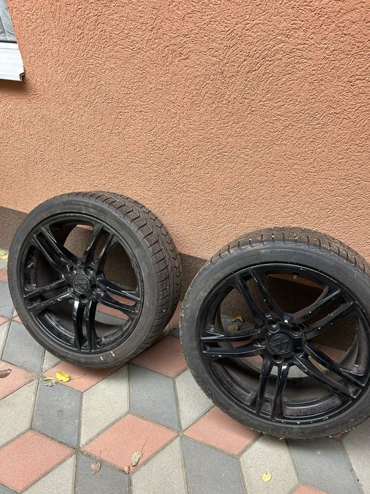 Vând 4 Jante 18’ + Cauciucuri GoodRide Iarna