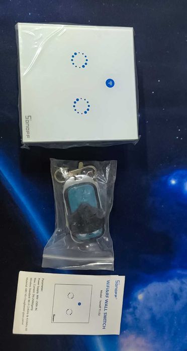 Intrerupător Inteligent Sonoff T1 cu funcție touch si WIFI