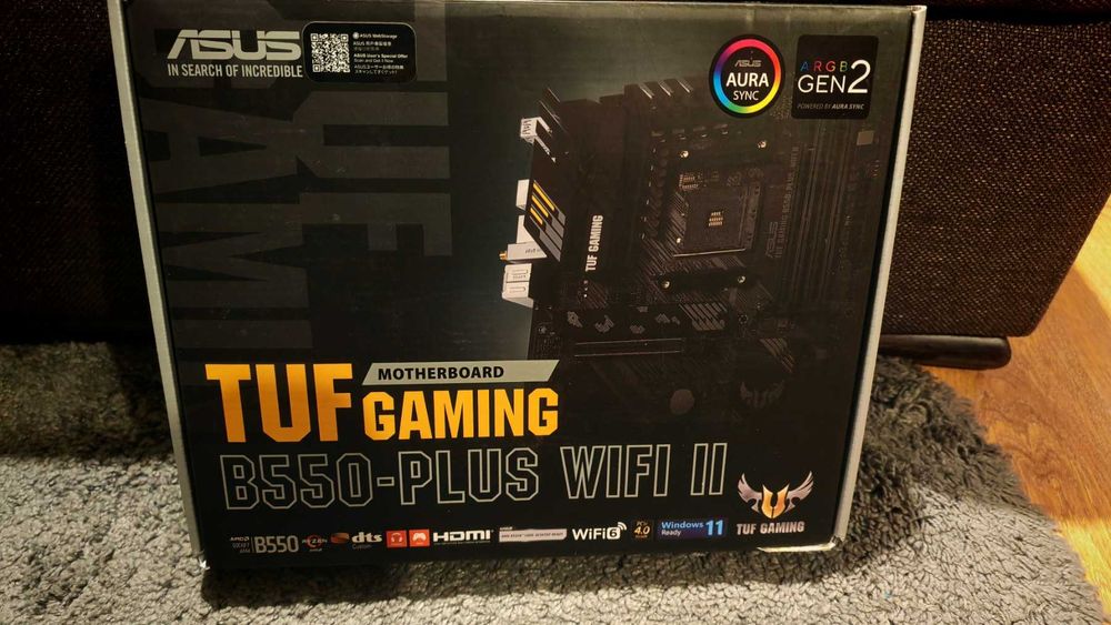 ASUS TUF Gaming B550-PLUS WIFI II + RYZEN 5 5600X 6-Core (4.6 GHz )