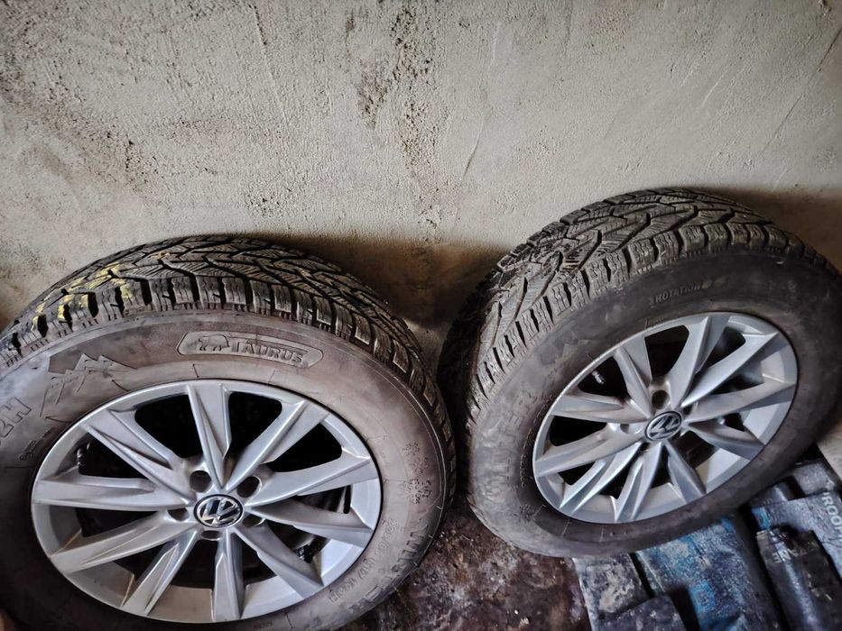 алуминиеви джанти 17 цола  VAG /WV с нови зимни гуми 225/70 R17