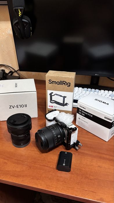 Sony ZV-E10 II + обьективы