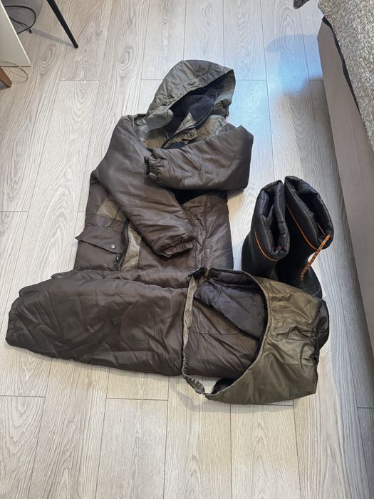 Костюм и сапоги для рыбалки и охоты