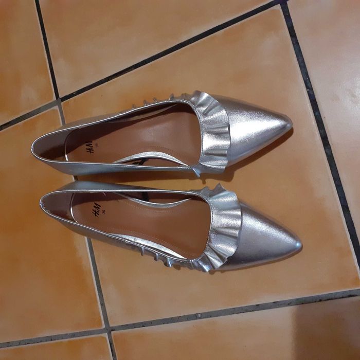 balerini argintii H&M, nr 39