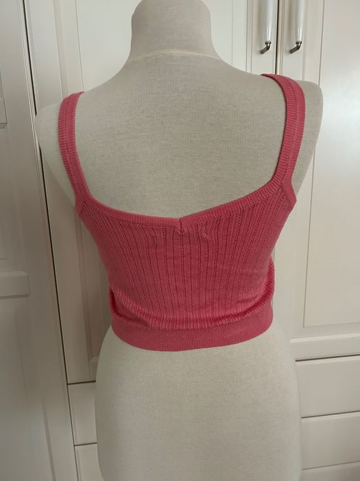 Compleu set cardigan si maieu camisola pointelle tricotat Threadbare