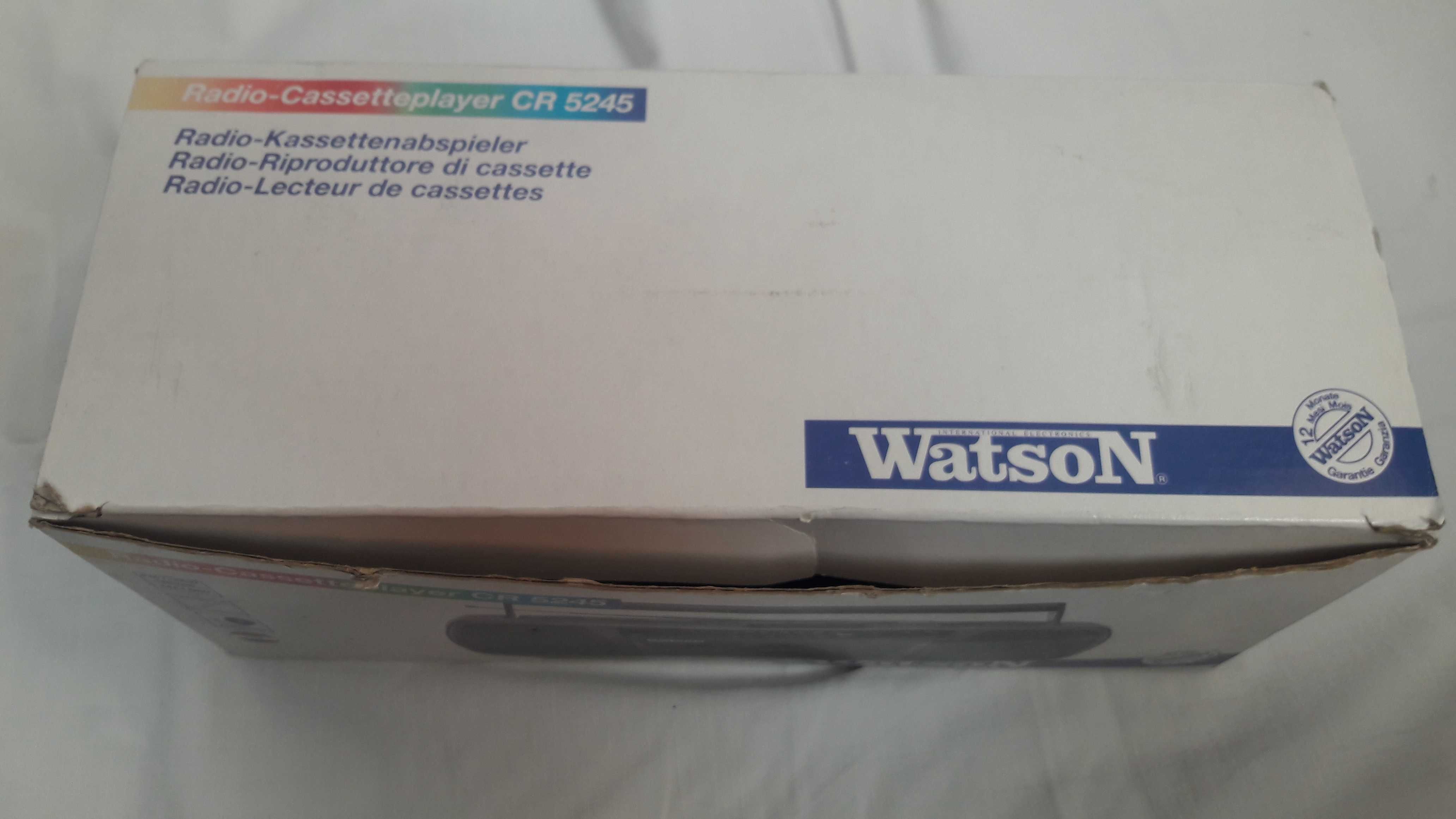 Radio caset Watson, nou, original