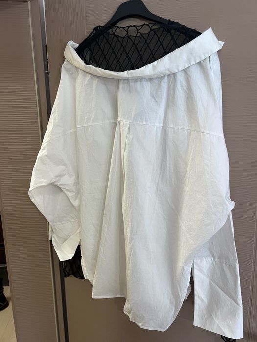 Елеганта риза и кожен панталон