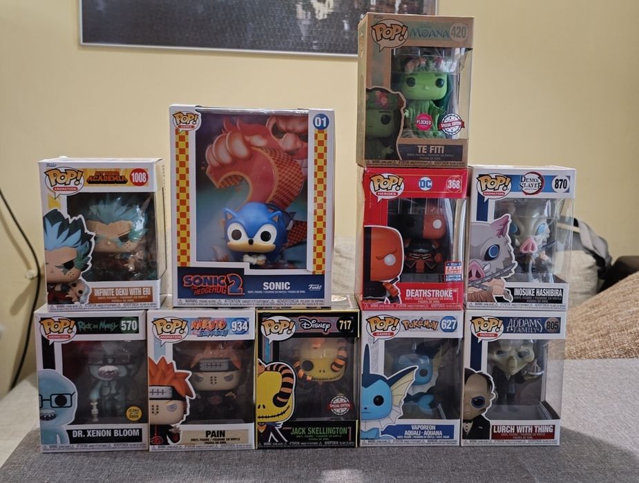 Funko pop фигурки чисто нови с кутия (лична колекция)