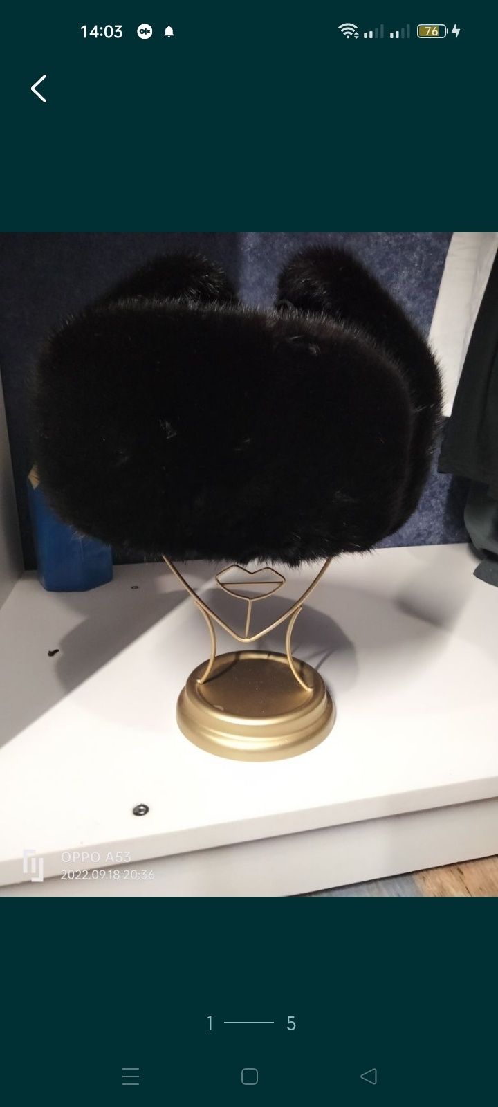 Продам норковую шапку