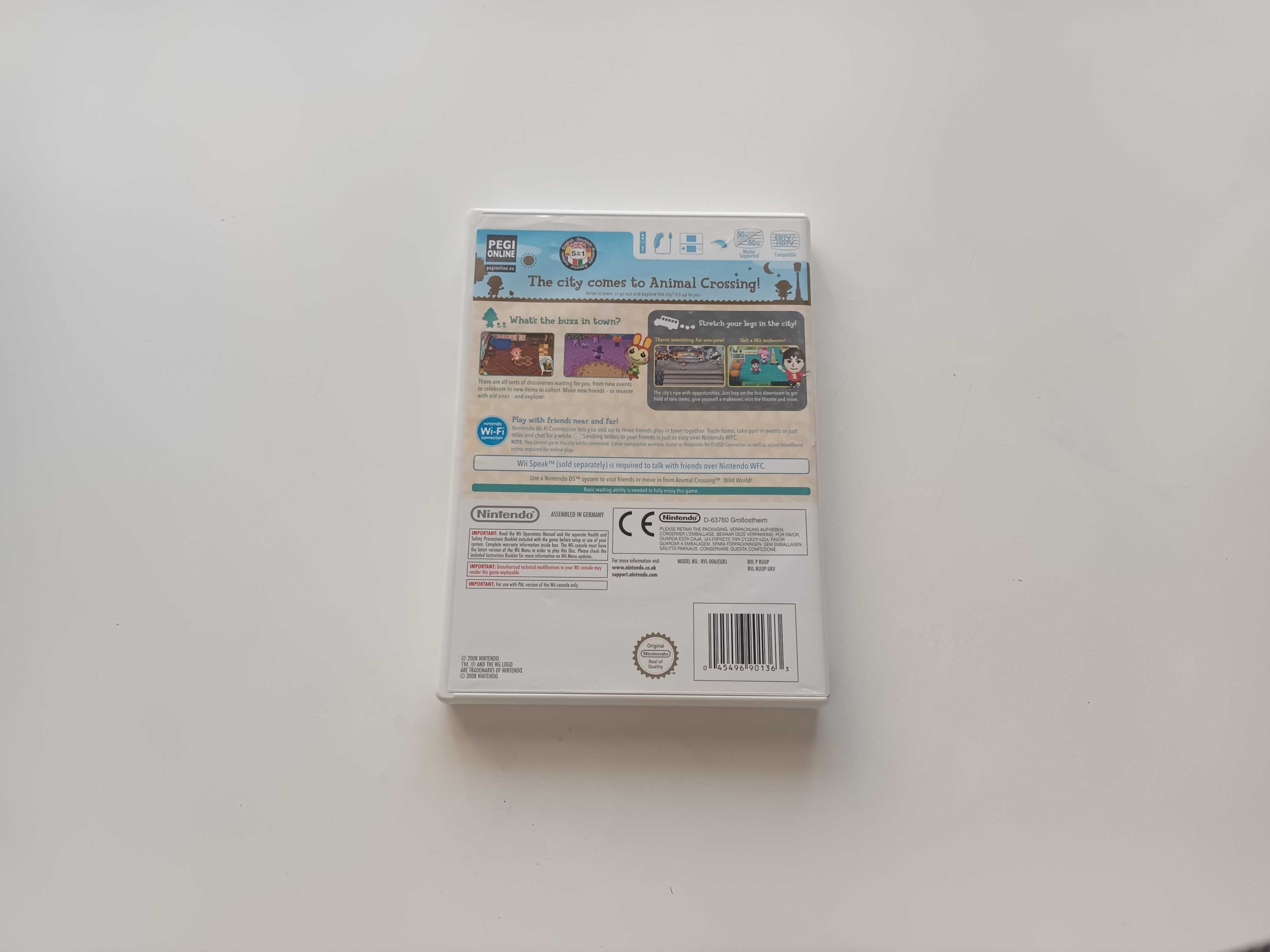 Animal Crossing Let's go to the city Nintendo Wii