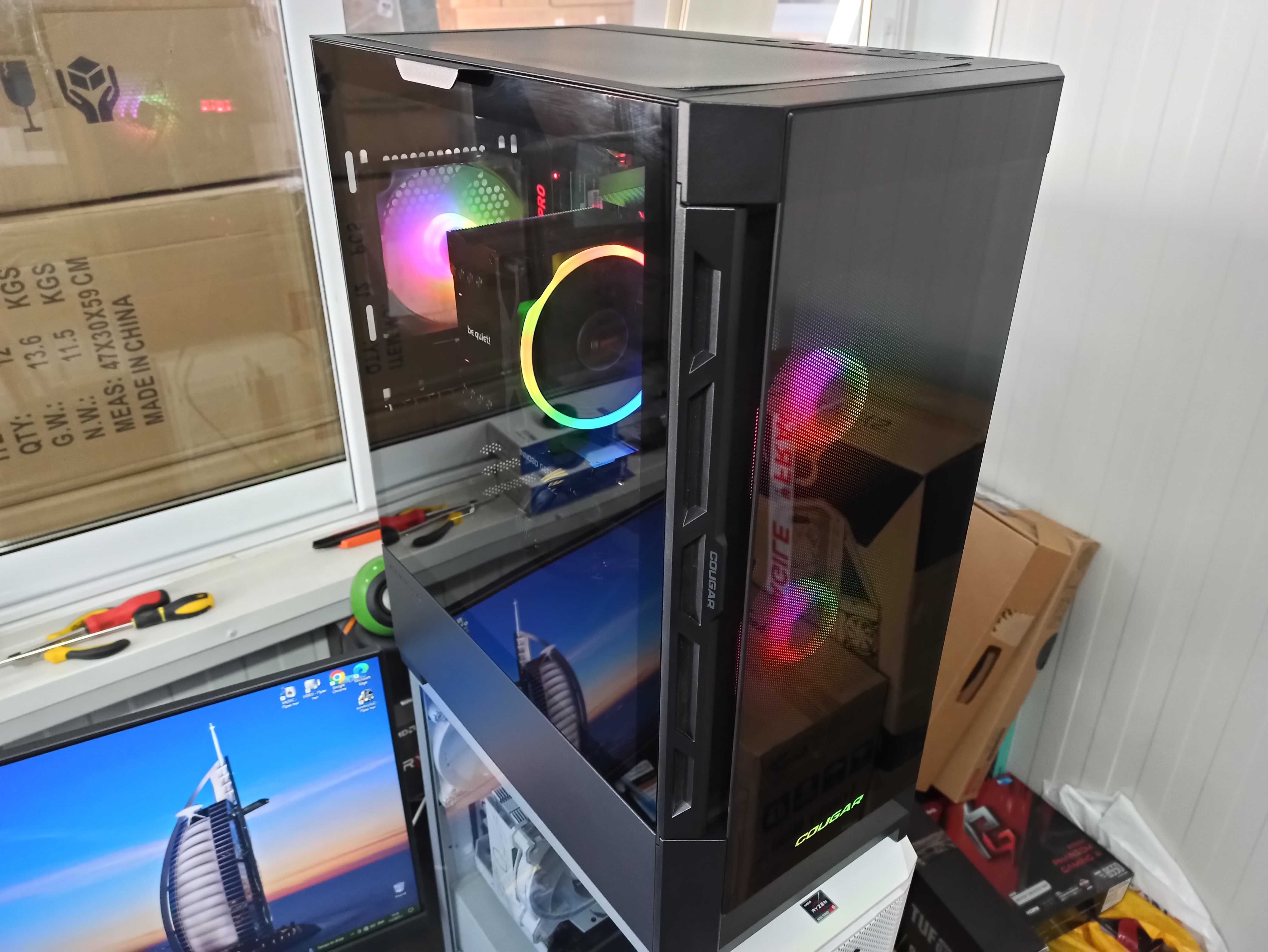 Гейм компютър 14/28-Ядрен с Intel RTX 2070 RAM 32Gb SSD 1Tb 650Watt
