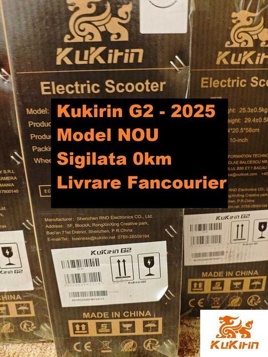 ️Sigilata‼️Kukirin G2‼️2025  NOUA‼️ 55km/h‼️ Motor Peak Power 1000W‼️