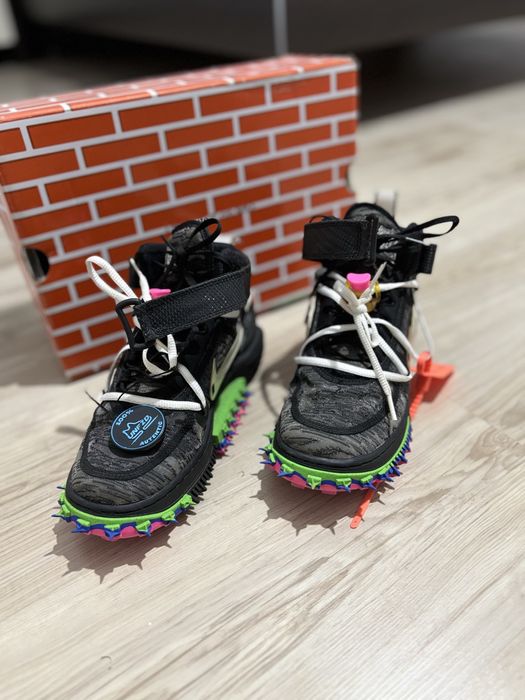 Papuci nike air force 1 high x off white