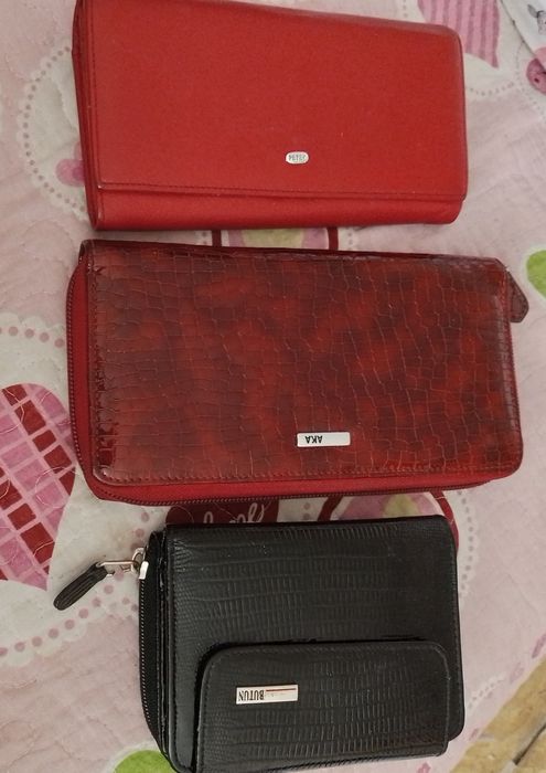 Кошельки кожаные