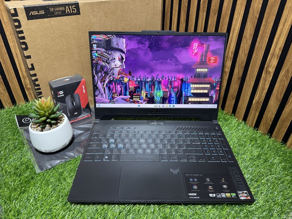Игровой Ноутбук Asus TUF Gaming A15 AMD Ryzen7-7735/16/SSD512/RTX4050