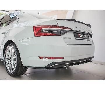 Добавка за задна броня maxton design за skoda superb (2019-)