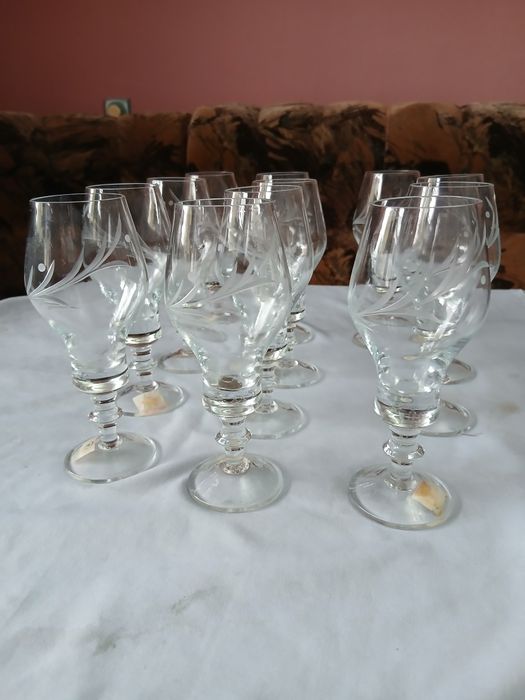 Чаши стъклени нови 12 броя