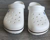 Papuci Crocs albi unisex
