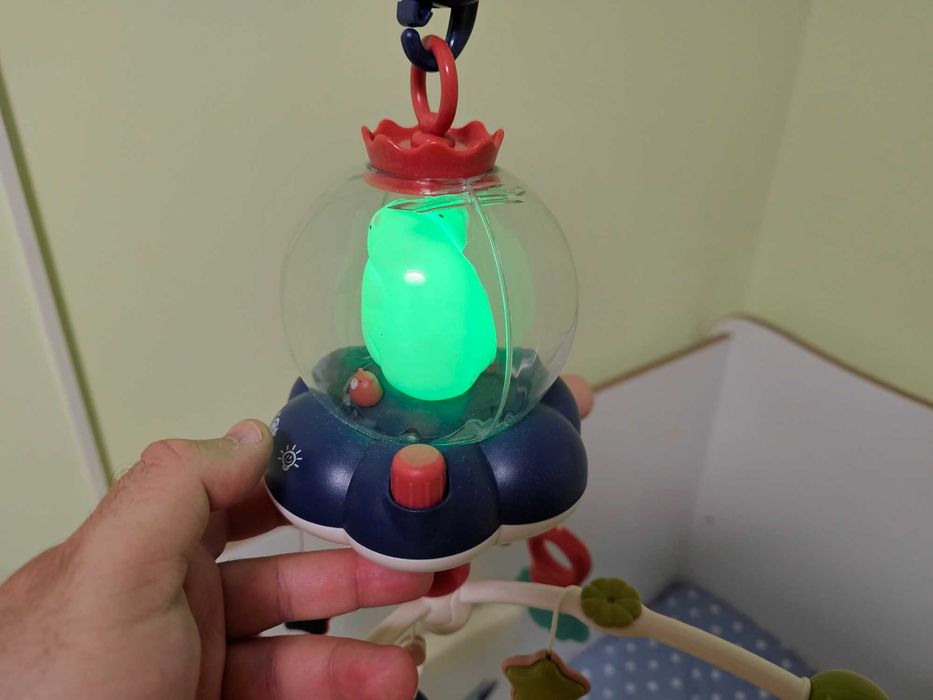 KIKKA BOO Музикална въртележка ALL IN ONE синя