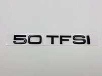 Emblema Audi 50 TFSI spate negru