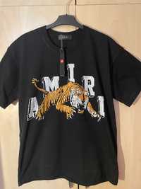 Tricou AMIRI negru  model tiger - Ediție Limitată