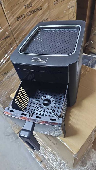 Air Fryer 32852A  Две в 1/  4.3L + top grill - 1500W (NEW)