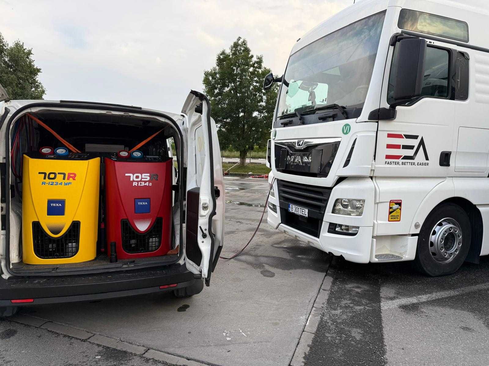 Incarcare freon auto la domiciliu utilaje agricole/constructii/camion