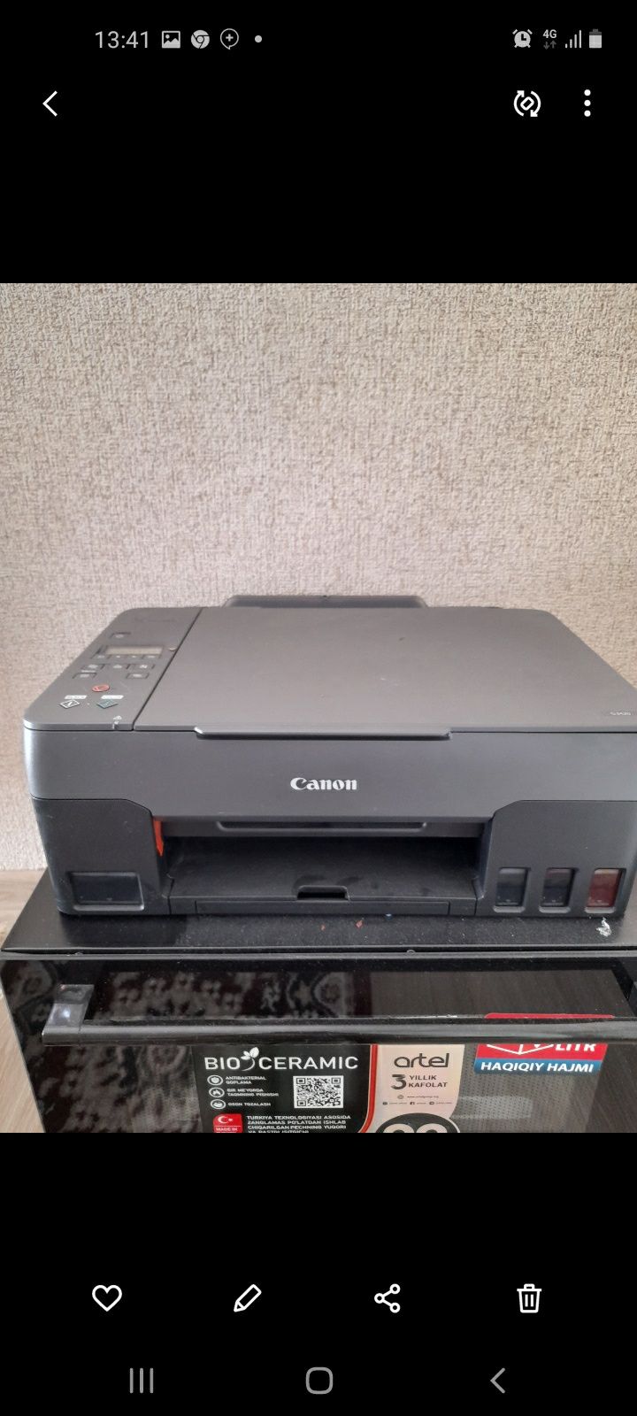 Цветной принтер Printer CANON PIXMA G 3420