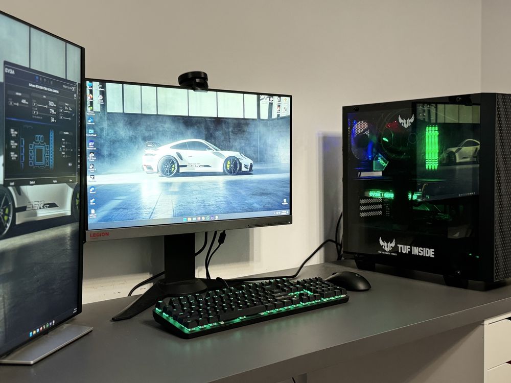 Full Gaming/Streaming PC + Periferice si Monitor 144hz 1ms Lenovo