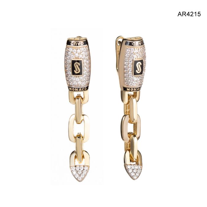 Cercei Aur 14K model Monaco Chain by ARJEWELS AR4215