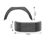 Aripa remorca plastic, aparatoare noroi roti spate remorci 28/84/31 cm