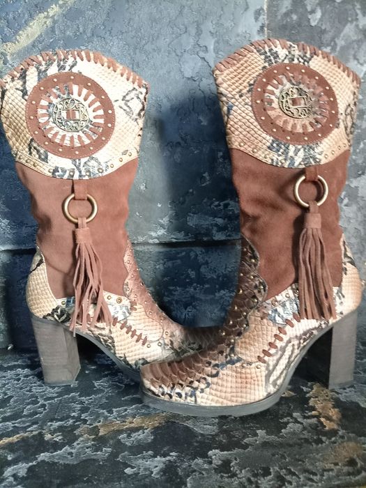 Женские Сапоги 40 размер Кожа