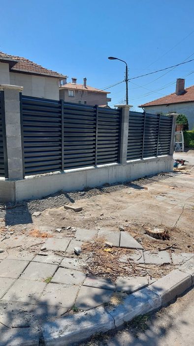 Метална ограда модел щора